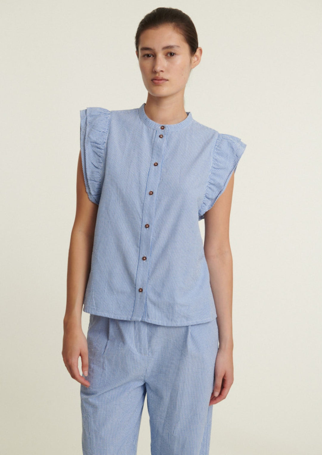 Basic Apparel - Rudie Blouse - Quiet Harbor