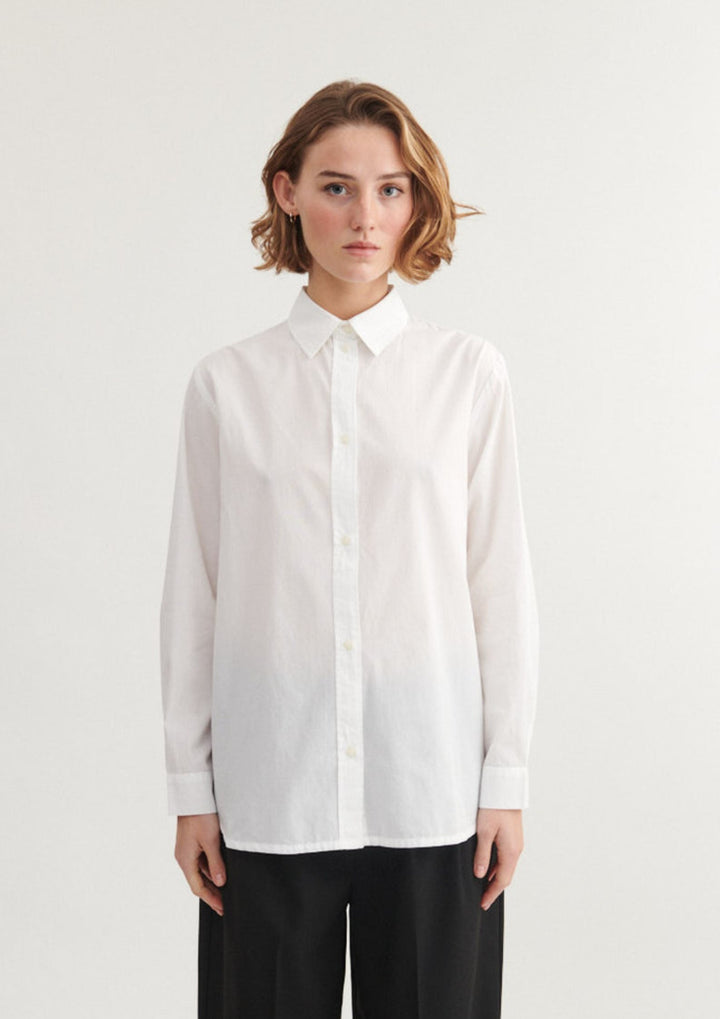 Basic Apparel - Silje LS Shirt - Bright White
