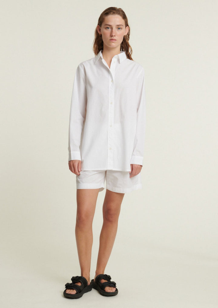 Basic Apparel - Silje LS Shirt - Bright White