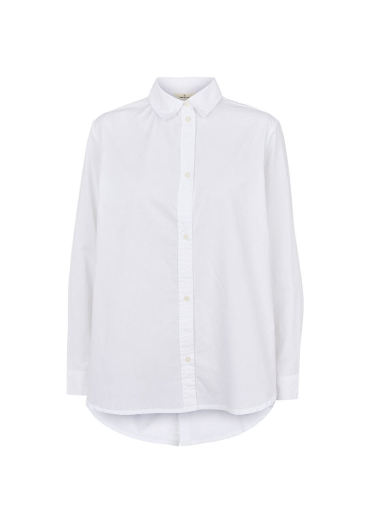 Basic Apparel - Silje LS Shirt - Bright White