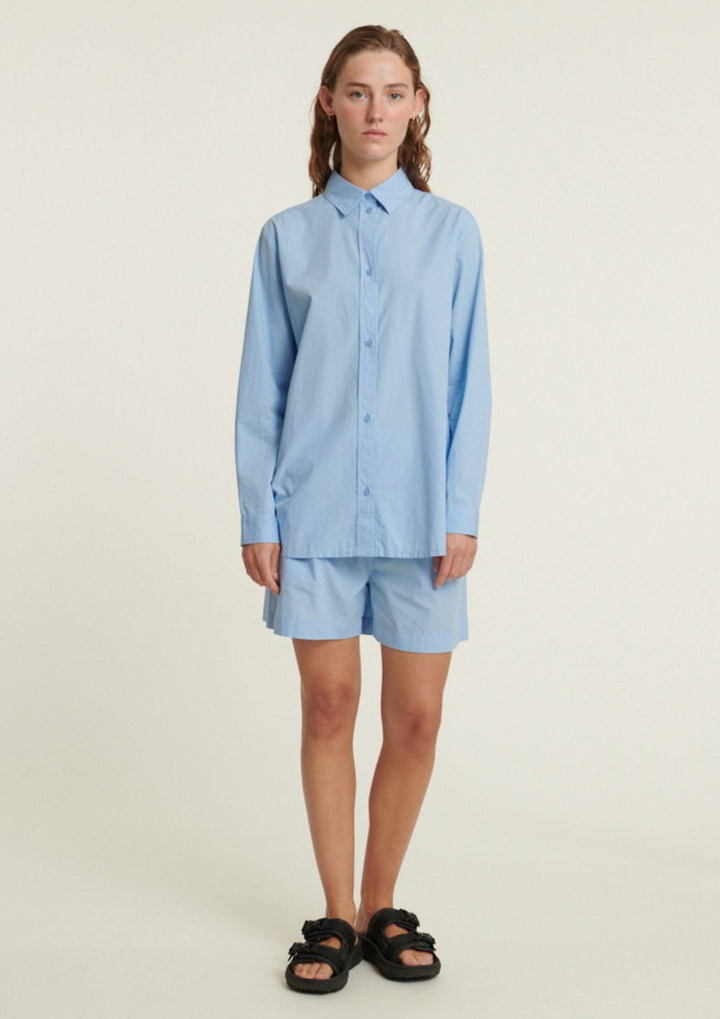 Basic Apparel - Silje LS Shirt - Frozen Fjord