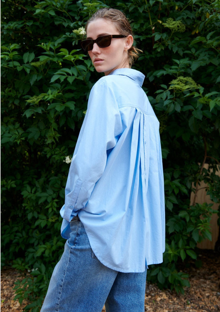Basic Apparel - Silje LS Shirt - Frozen Fjord