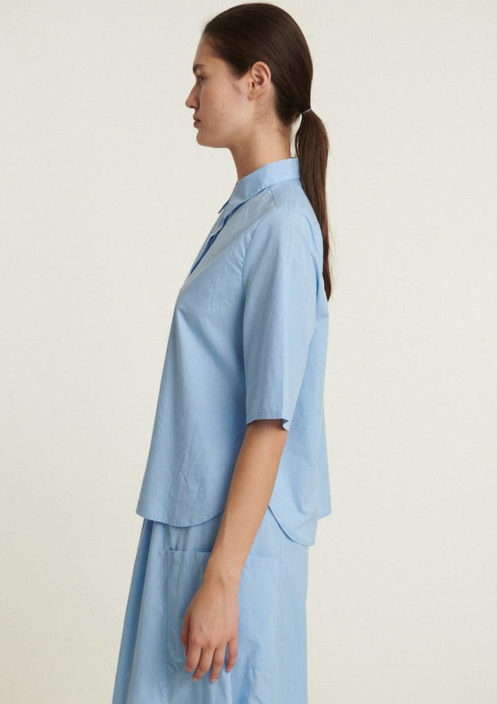 Basic Apparel - Silje SS Shirt - Frozen Fjord