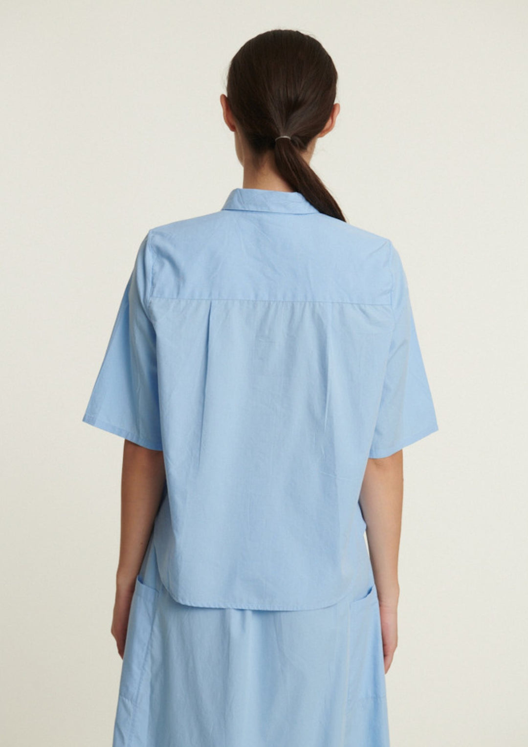 Basic Apparel - Silje SS Shirt - Frozen Fjord