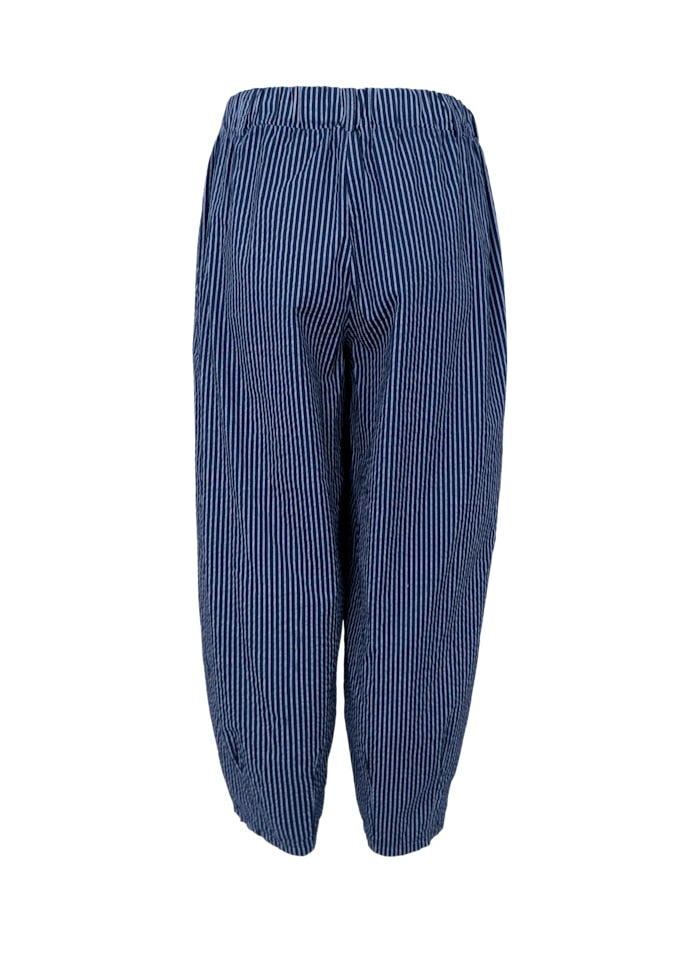 Black Colour - Ally Barrel Pant - Navy
