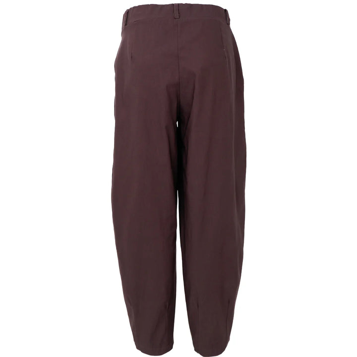 Black Colour - Beverly Barrel Bukser - Coffee