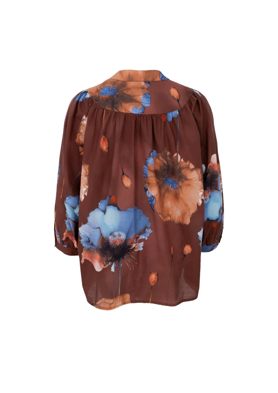 Black Colour - BCCeline Bluse - Coffee Flower - Onesize