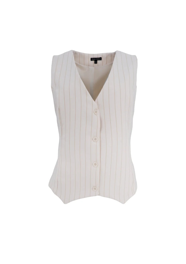 Black Colour - BCChicago Tailored Vest - Off White