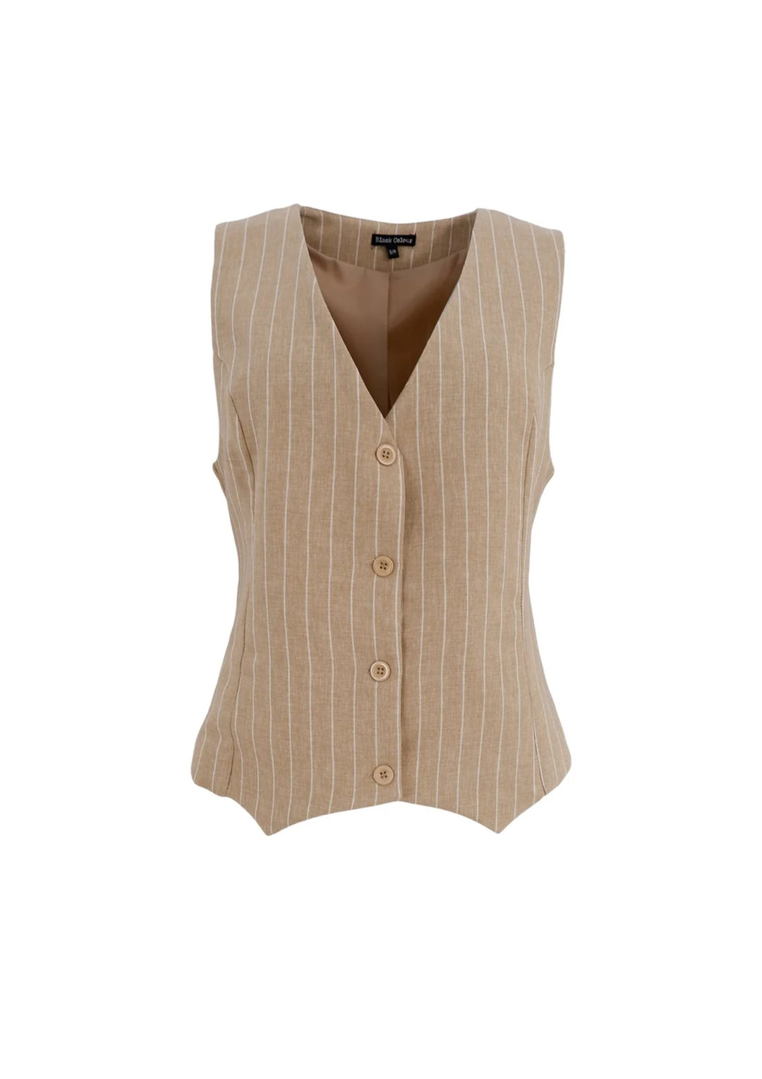 Black Colour - BCChicago Tailored Vest - Sand