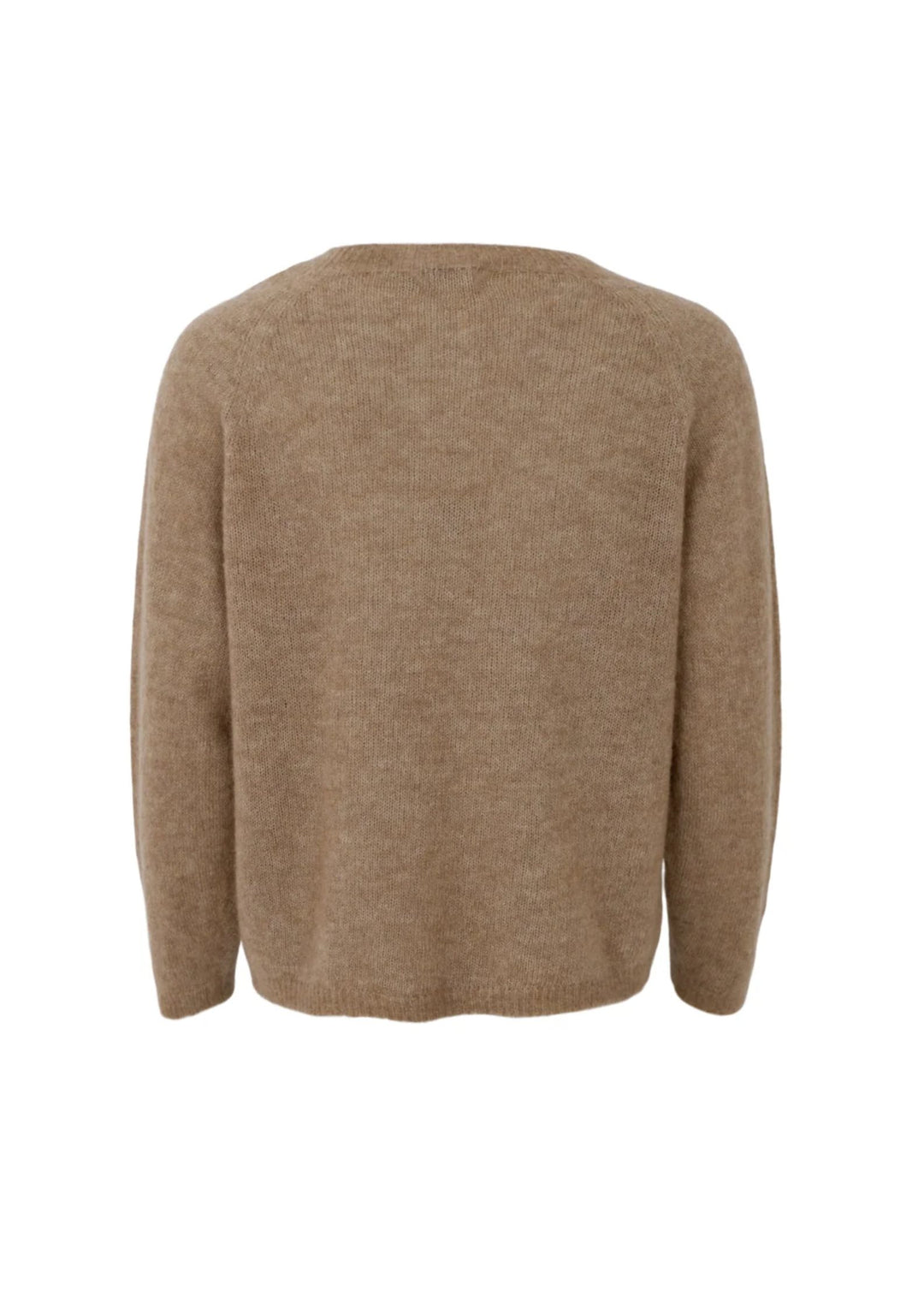 Black Colour - BCDell LS Strik Jumper - Latte