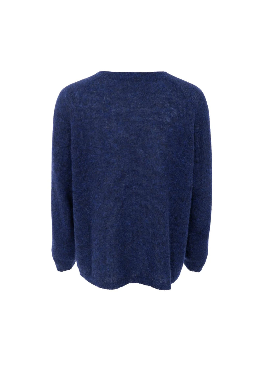 Black Colour - BCDell LS Strik Jumper - Navy