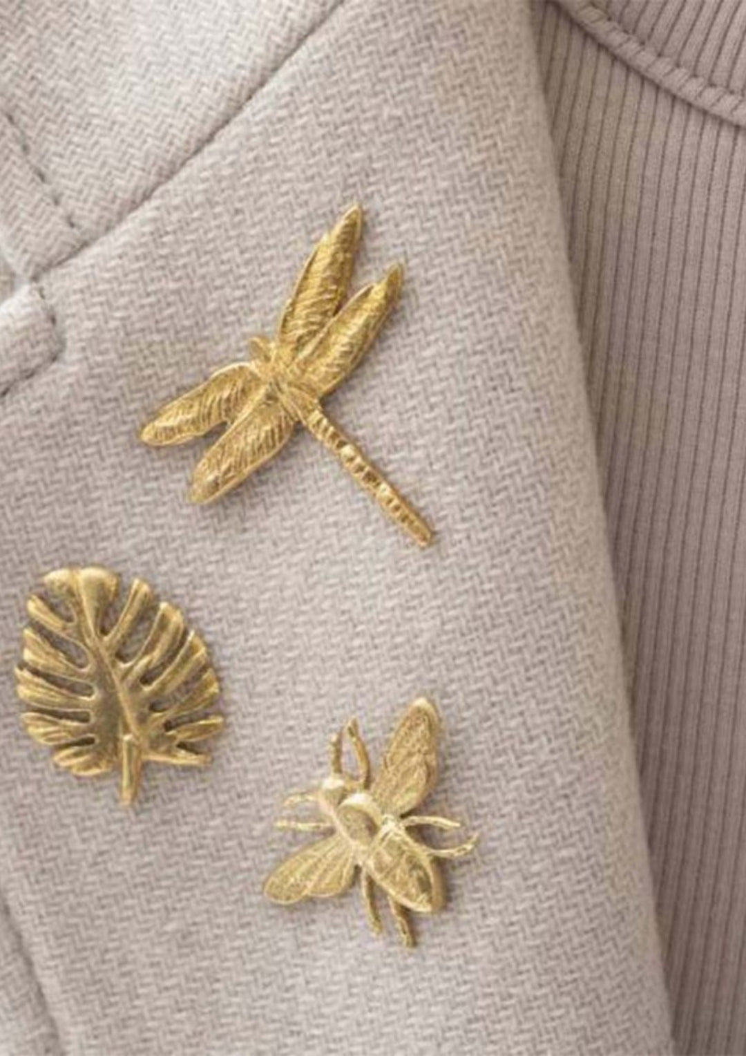 A Beautiful Story - Dragenfly GP - Broche - Guld