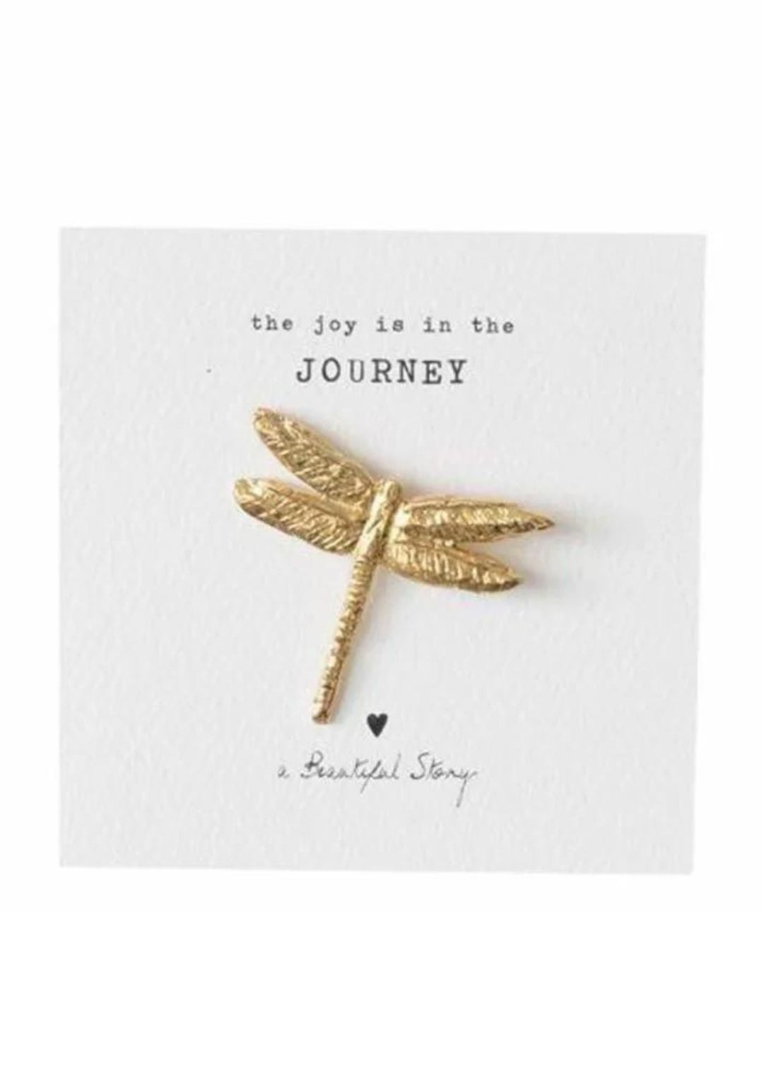 A Beautiful Story - Dragenfly GP - Broche - Guld