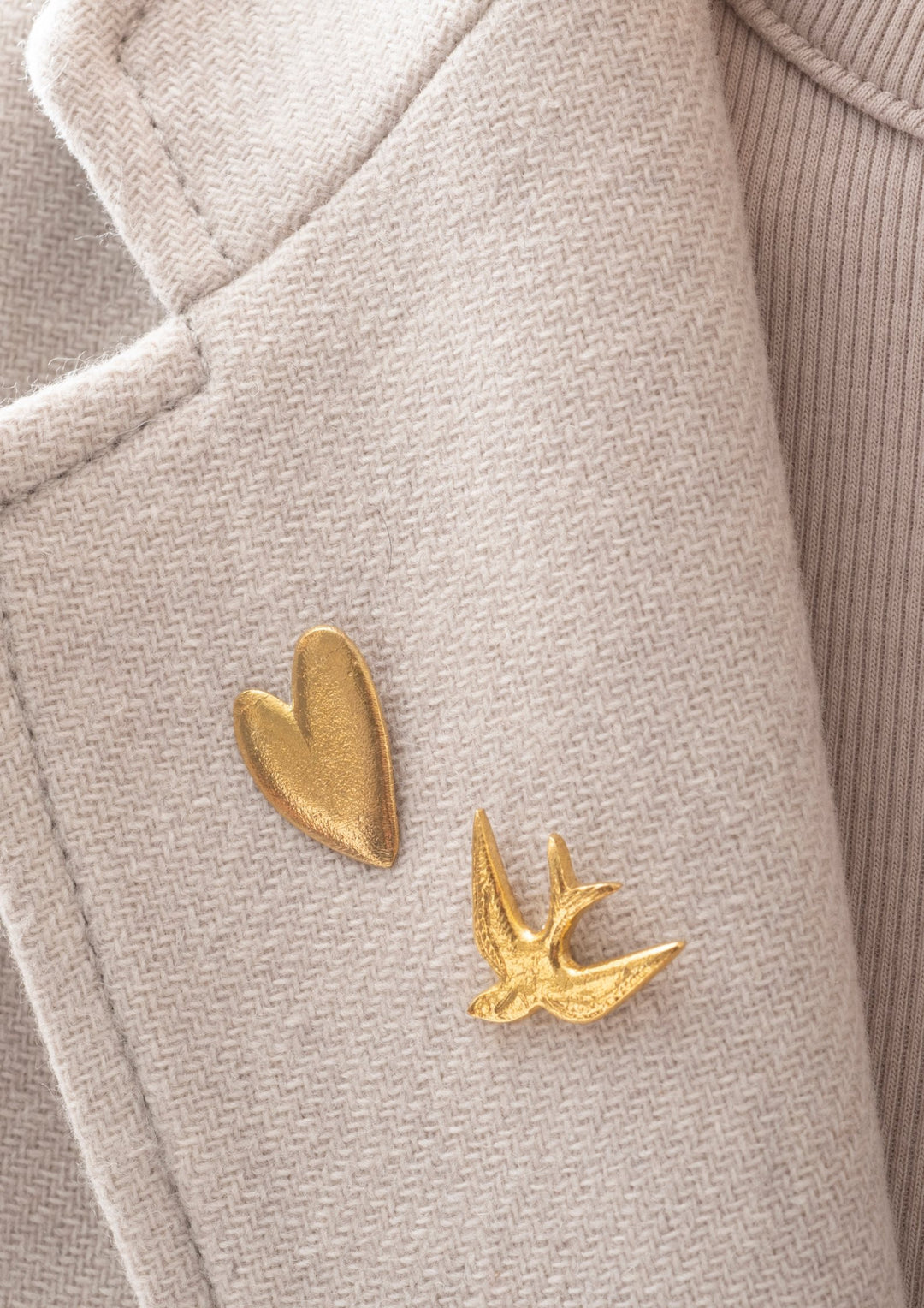 A Beautiful Story - Heart GP - Guld - Broche