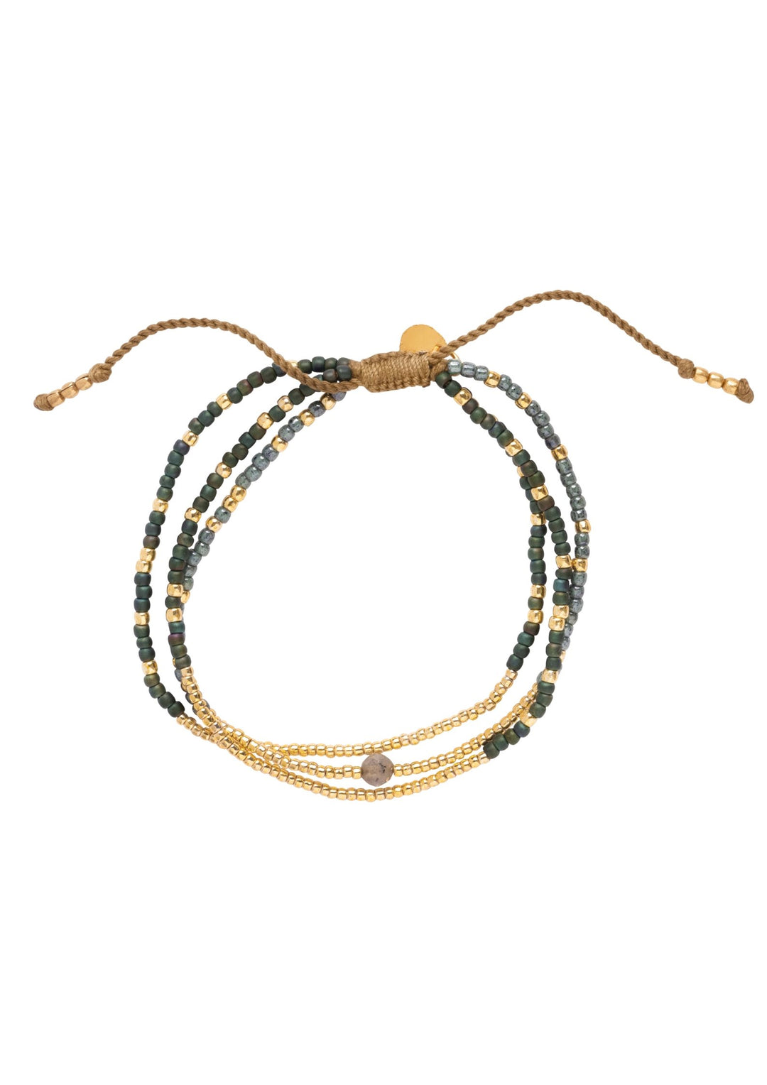 A Beautiful Story - Sensation Armbånd - Labradorite Guld - Onesize