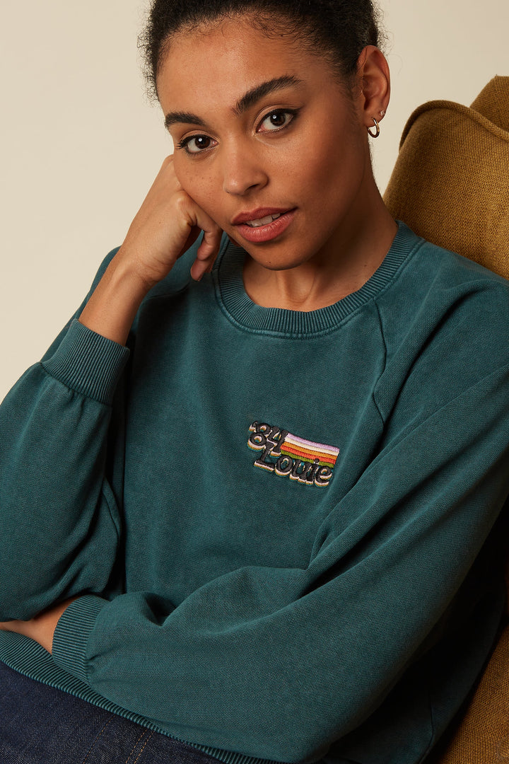 King Louie - Bibi Sweater Wilde Sweat - Pine Green