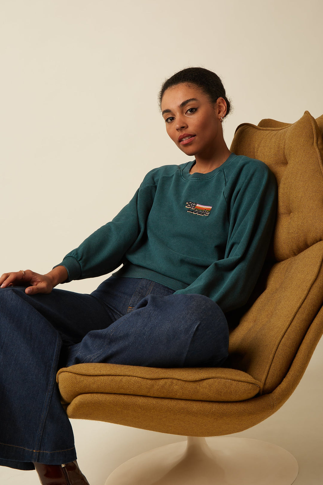King Louie - Bibi Sweater Wilde Sweat - Pine Green