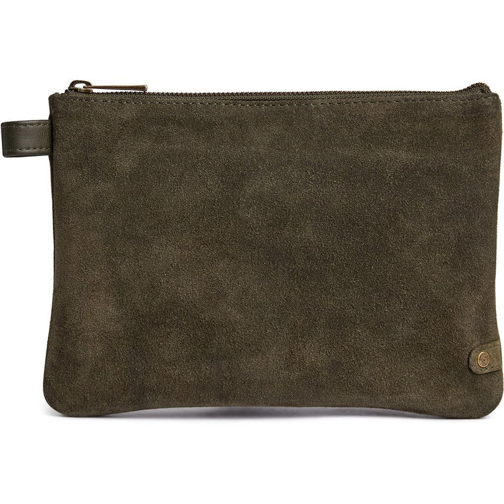Depeche - Bilbao Clutch ruskind - Army Green - ONESIZE