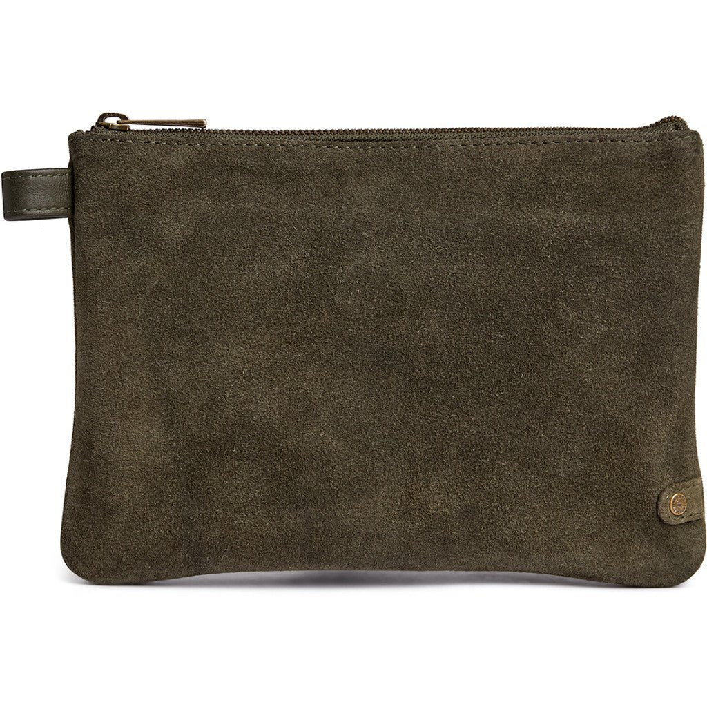 Depeche - Bilbao Clutch ruskind - Army Green - ONESIZE