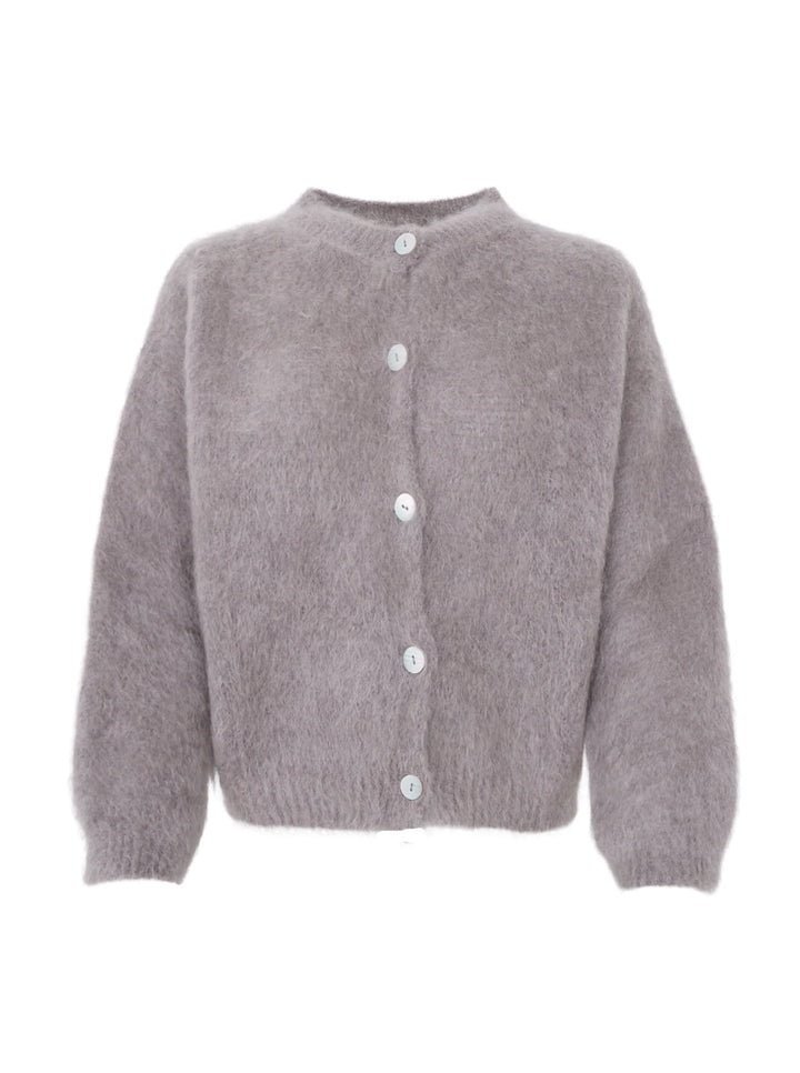 Black Colour - Bjoerk Strik Cardigan - Taupe