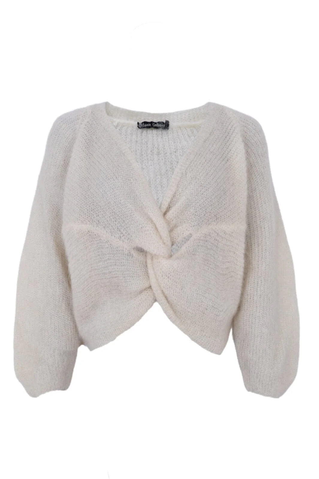 Black Colour - Bjoerk Cross Jumper - Off White