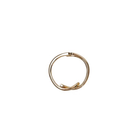 Black Colour - Vinia Bracelet - Gold Colored