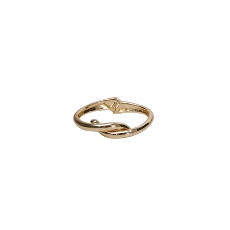 Black Colour - Vinia Bracelet - Gold Colored