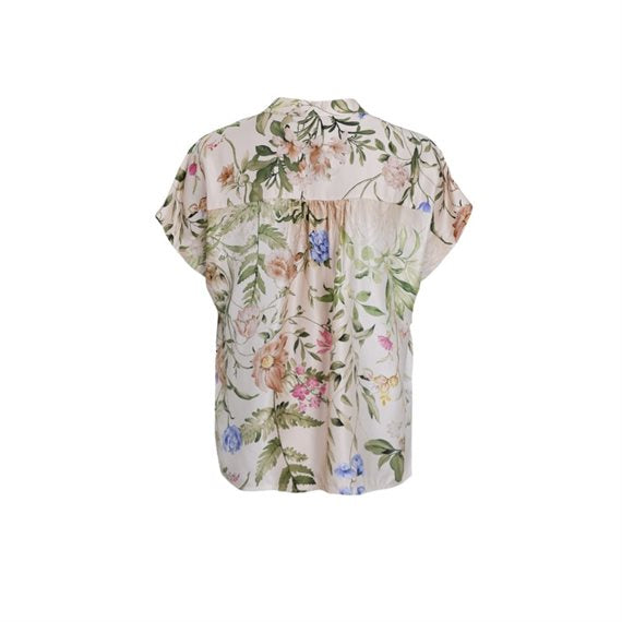 Black Colour - Zennia Bluse - Champagne Flower