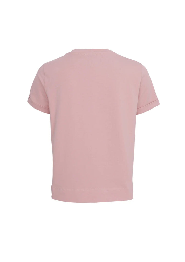 Black Color BcMay SS Tee - Rose