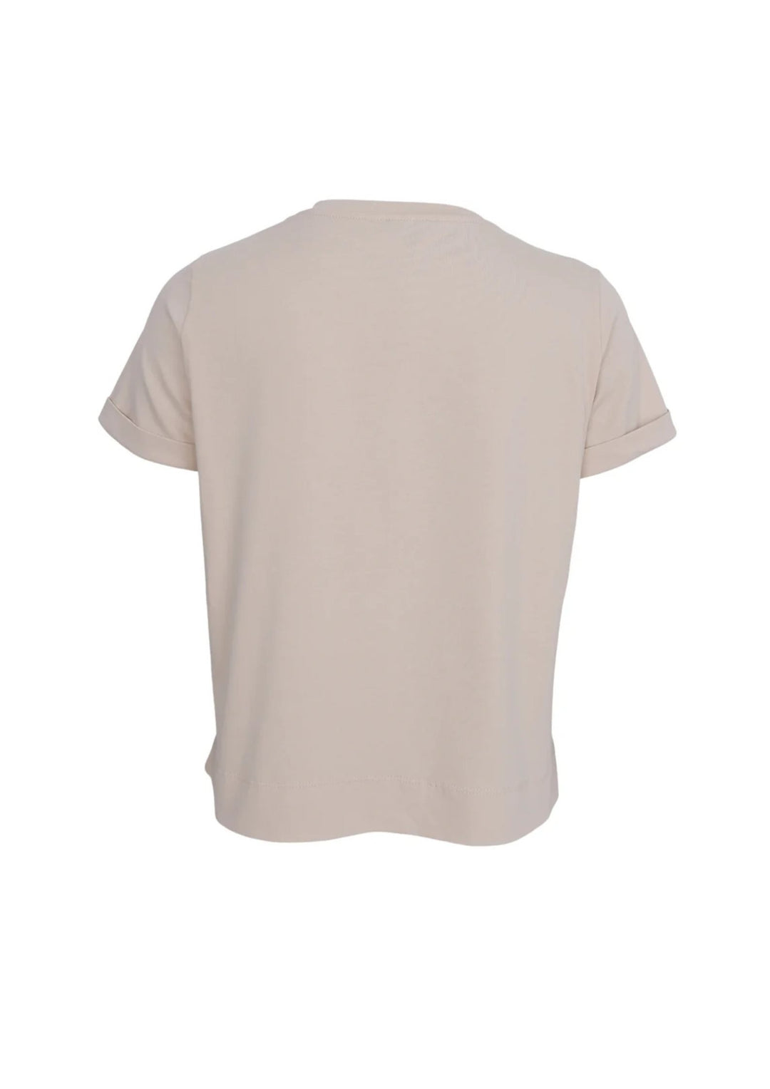 Black Color BcMay SS Tee - Sand