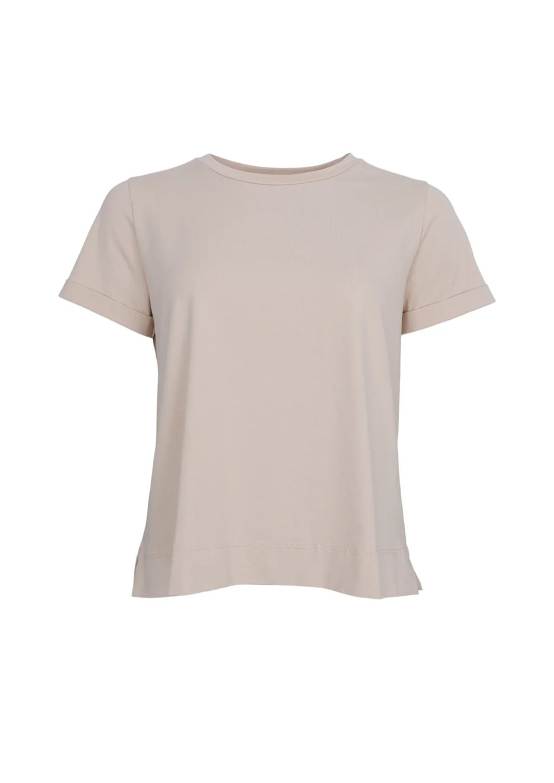 Black Color BcMay SS Tee - Sand