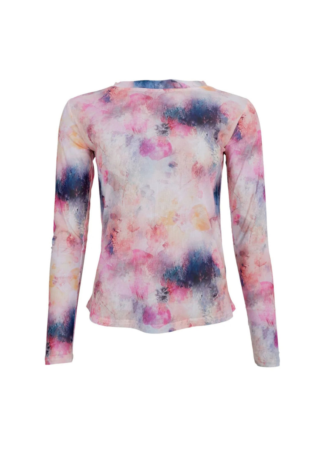 Black Colour - Annie Mesh Blouse - Waterflower
