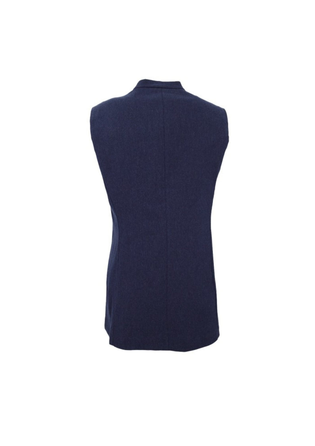 Black Colour - BCAvenue Long Vest - Navy Blue