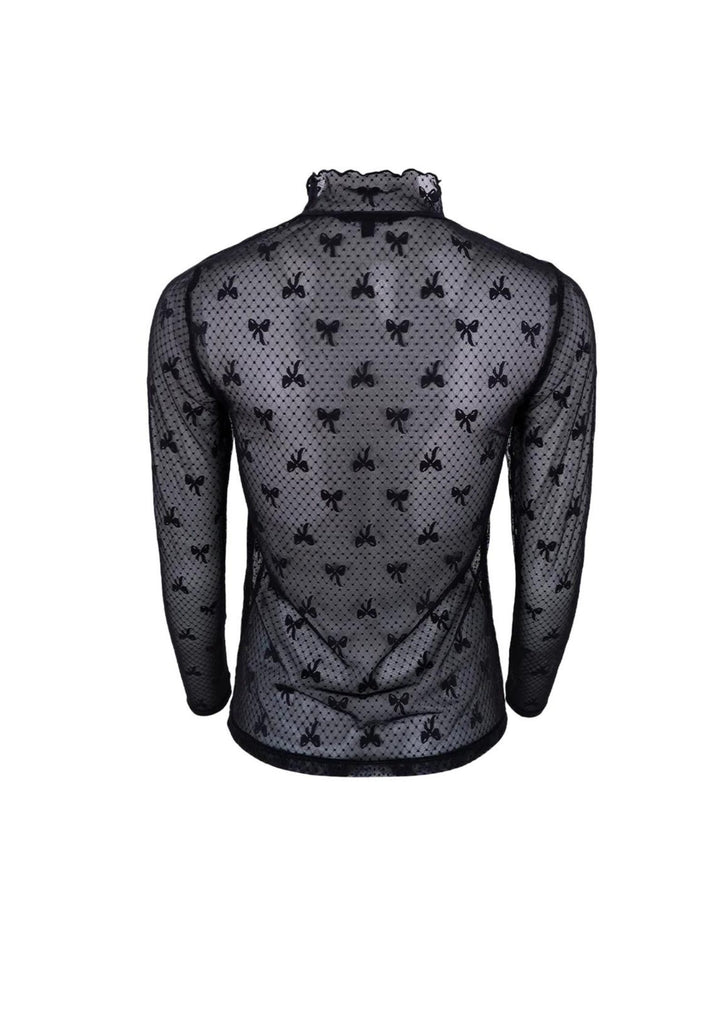 Black Colour - BCBowie Mesh Bluse - Black