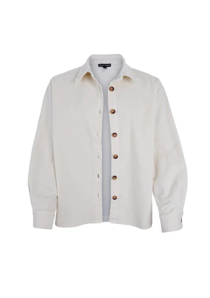 Black Colour - BCCora Corduroy Skjorte Jakke - Off White