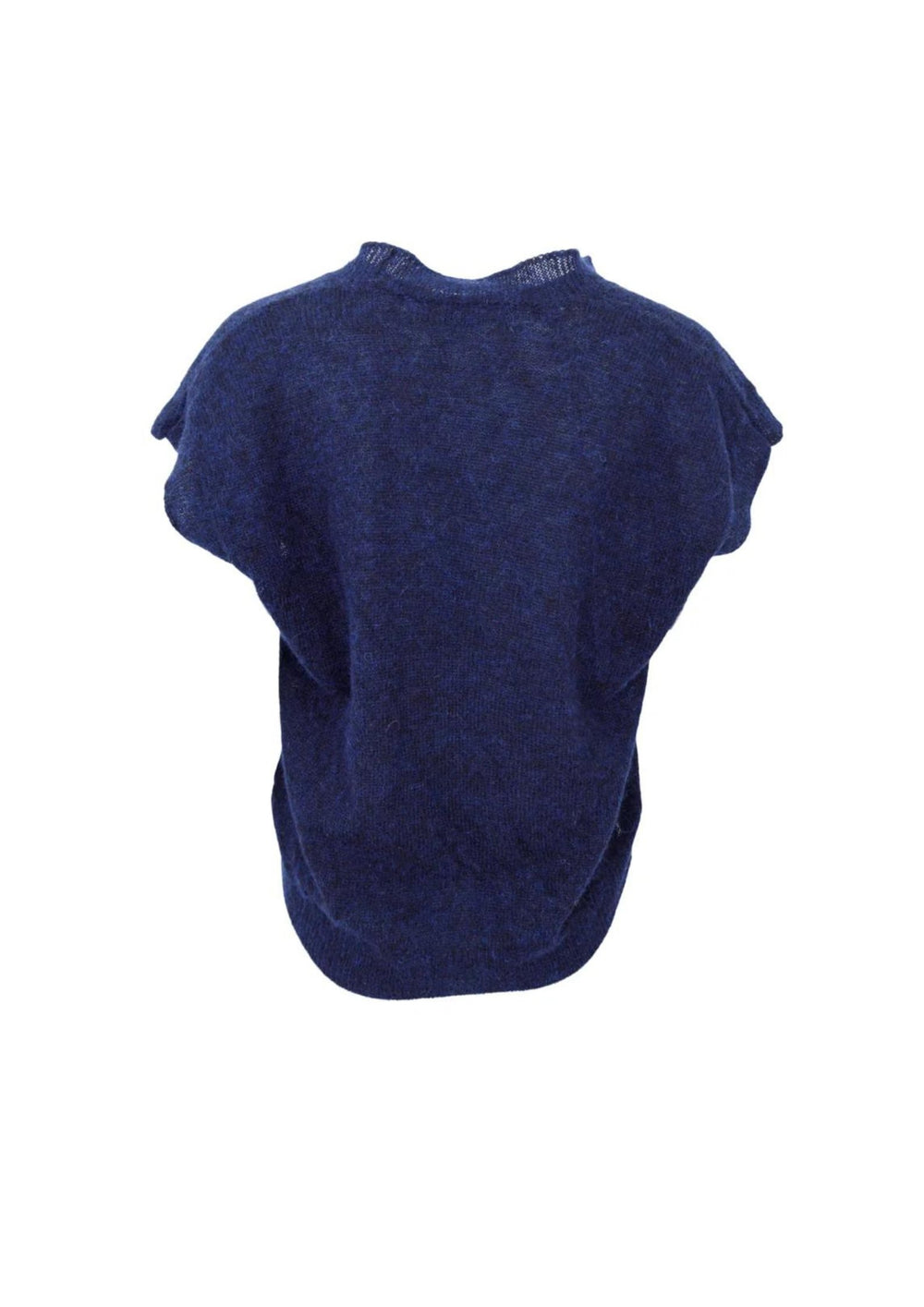 Black Colour - BCDell Heavy Knit Vest - Navy