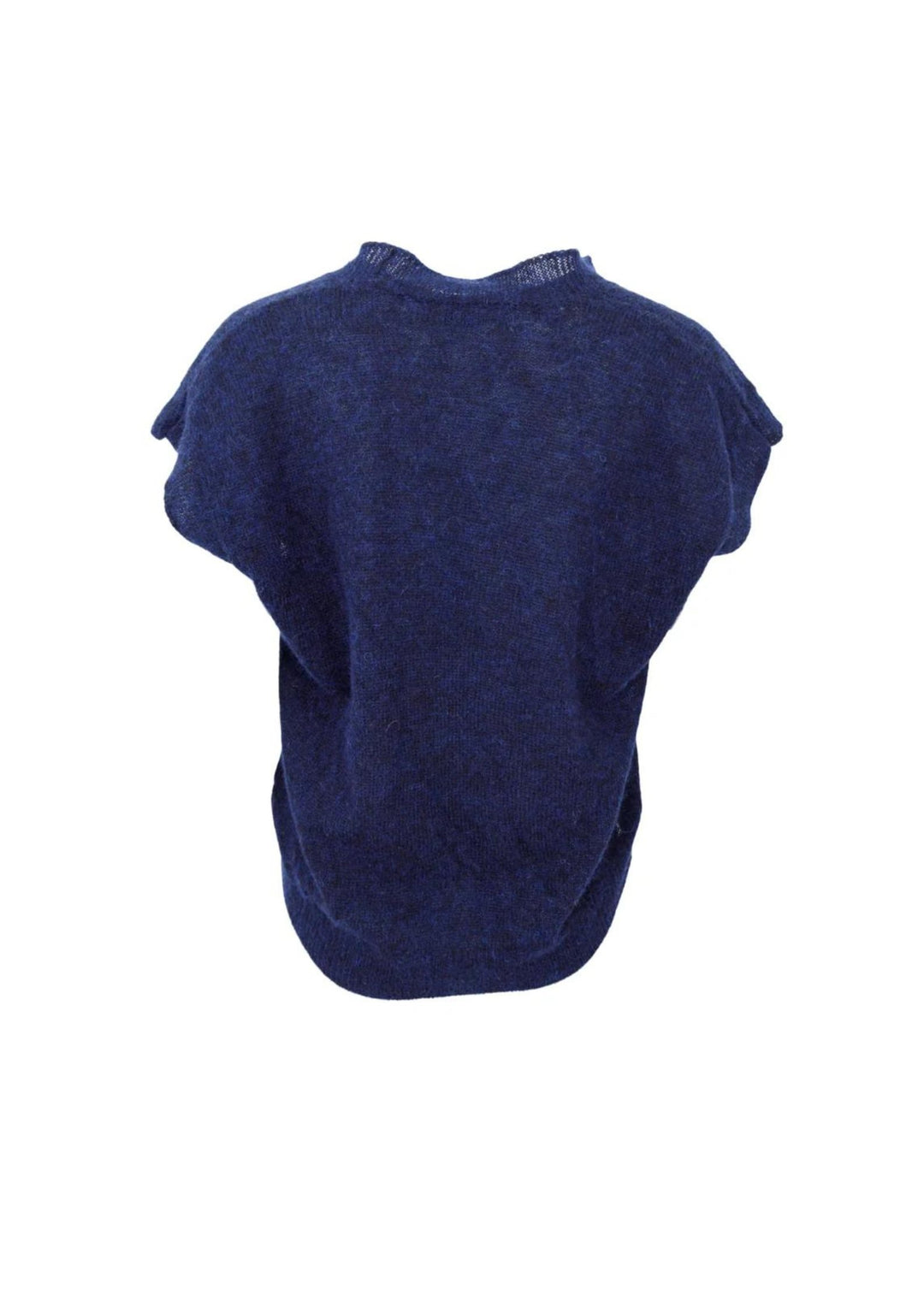 Black Colour - BCDell Heavy Knit Vest - Navy