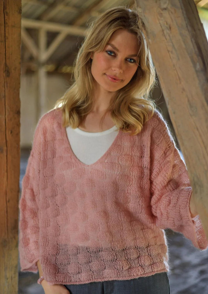 Black Colour - BCHariis V-Neck Sweater - Rose