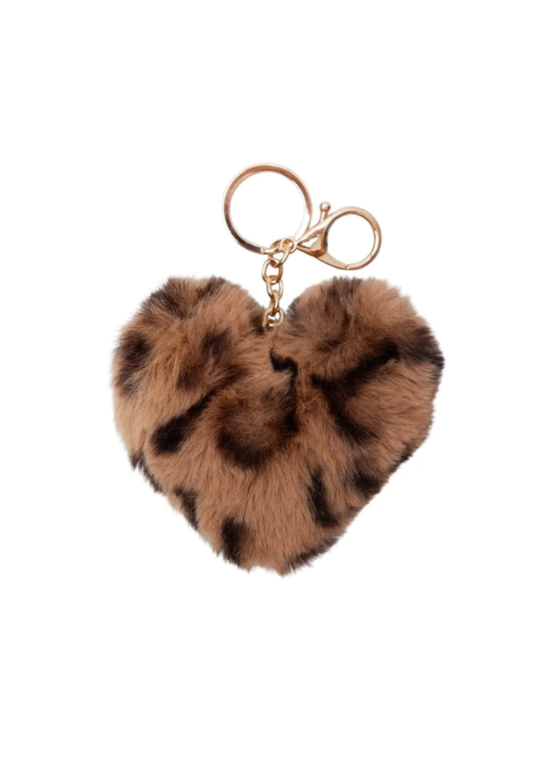 Black Colour - BCHeart Nøglering - Brown Leo - Onesize