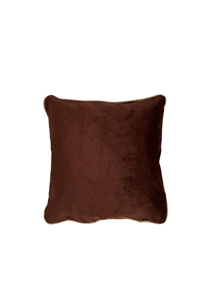 Black Colour - BCKatie Velour Pudebetræk - Brown - 50x50cm