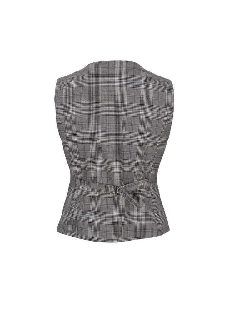 Black Colour - BCNikka Chequered Vest - Grey