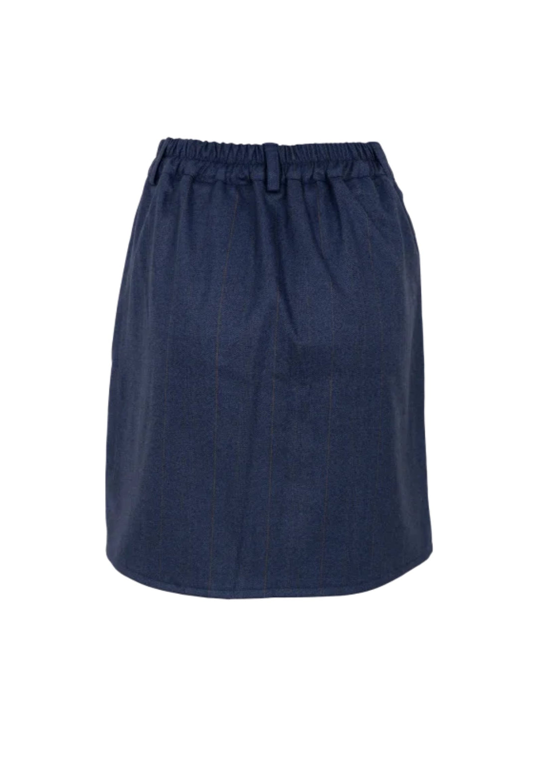 Black Colour - BCPark Kort Nederdel - Indigo Blue