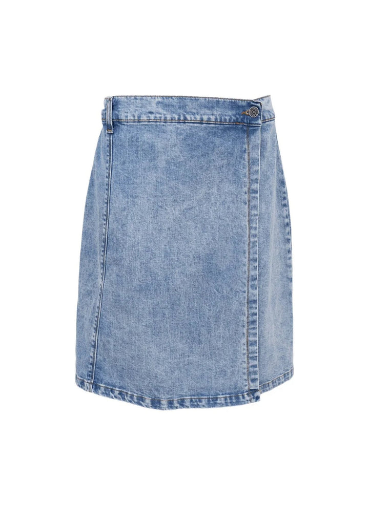 Black Colour - BCRussel - nederdel - Lt. Denim