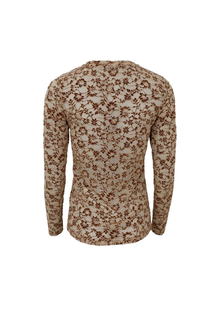 Black Colour - BCSolene Lace Bluse - Beige Brown