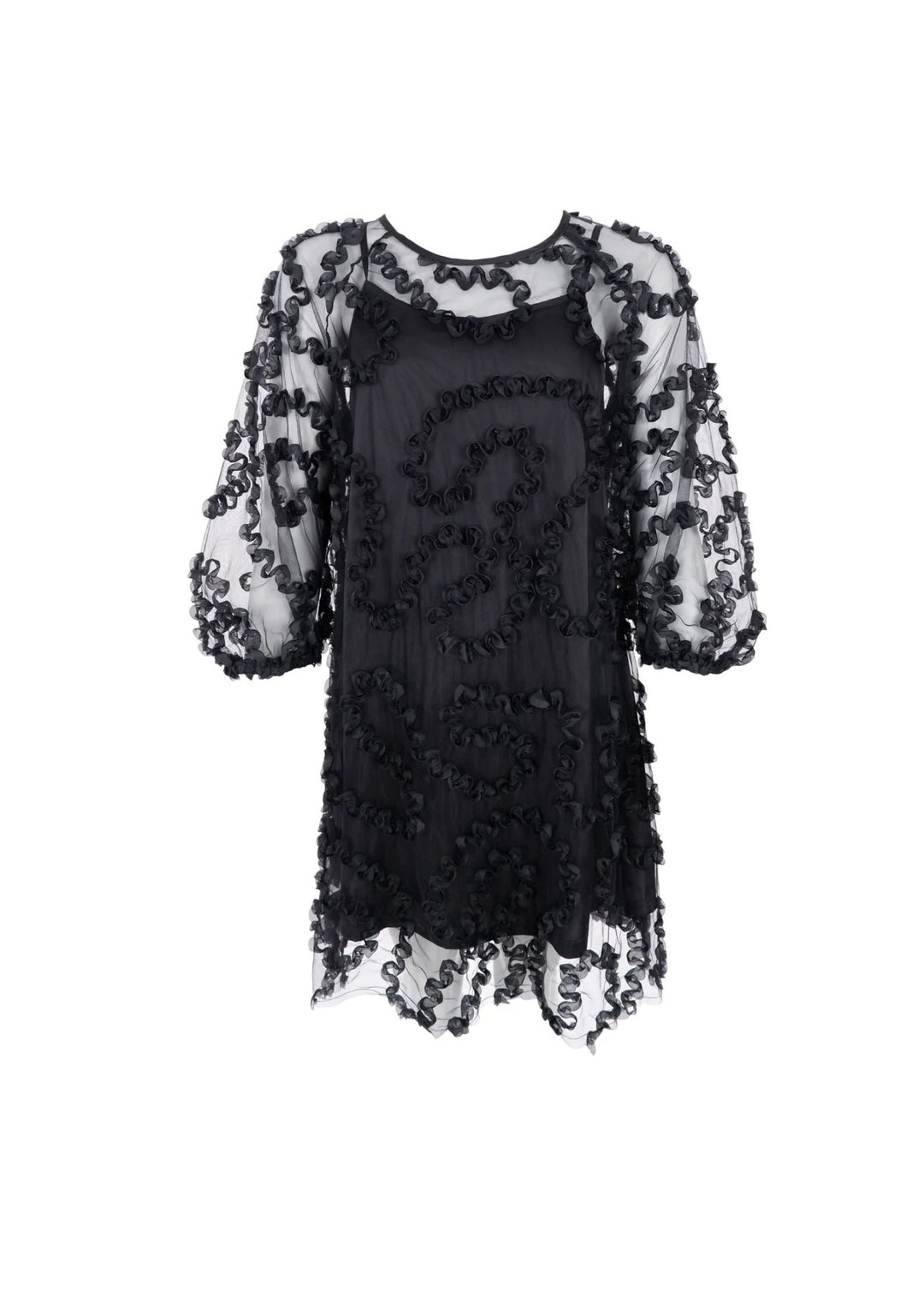 Black Colour - BCSwirl Dress - Black