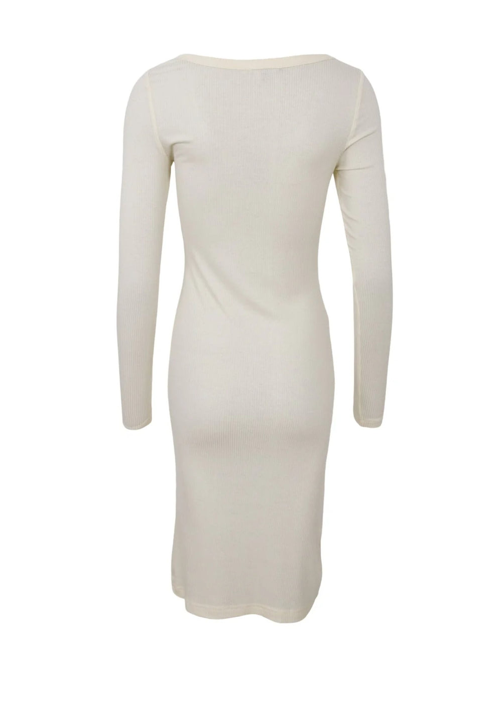 Black Colour - BCTea LS Slip Kjole - Off White