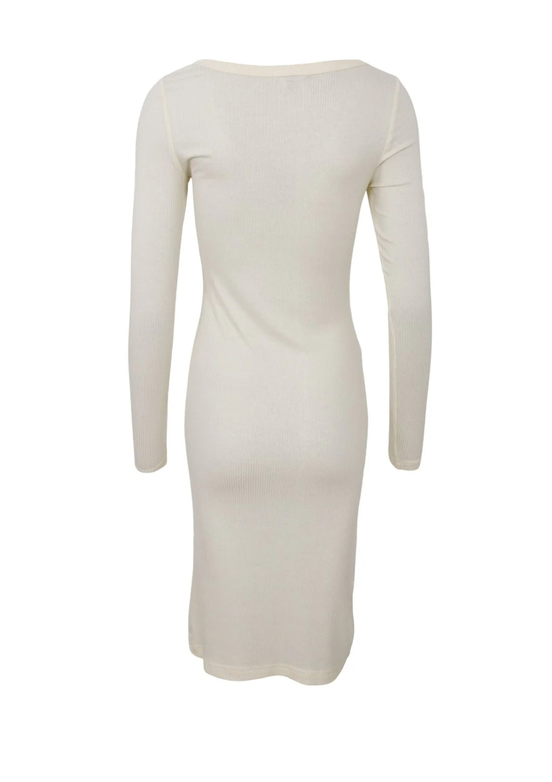 Black Colour - BCTea LS Slip Kjole - Off White