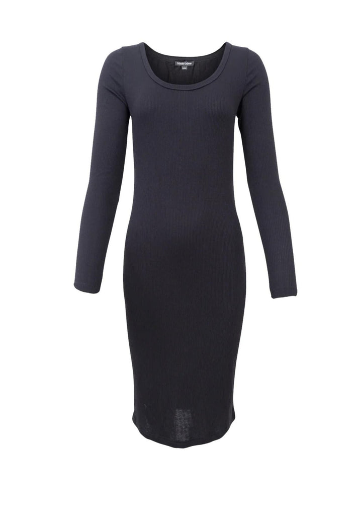 Black Colour - BCTea Slip Kjole - Black