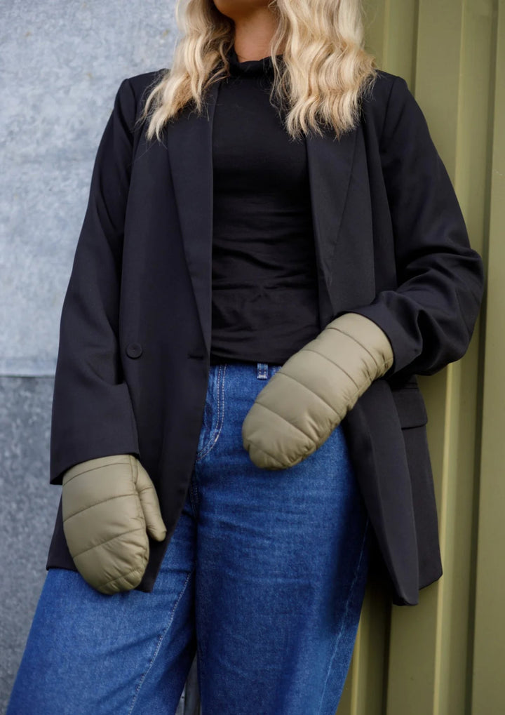 Black Colour - BCTyler Quilted Luffer - Army - Onesize