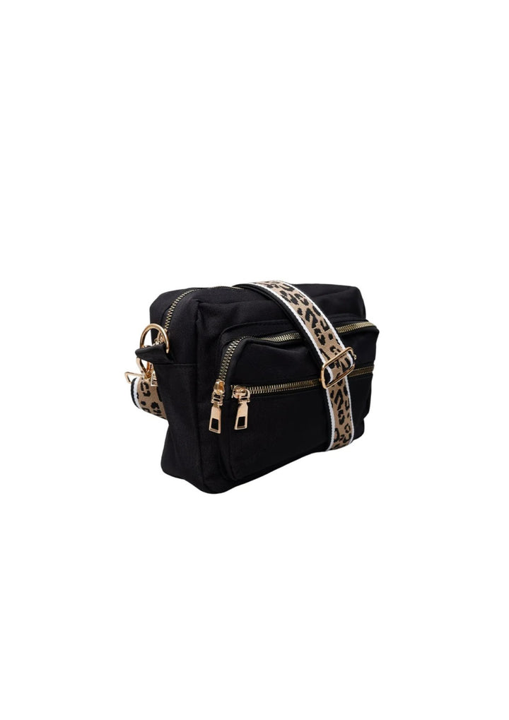 Black Colour - BCVanda Crossover Taske - Black w. Leo - Onesize